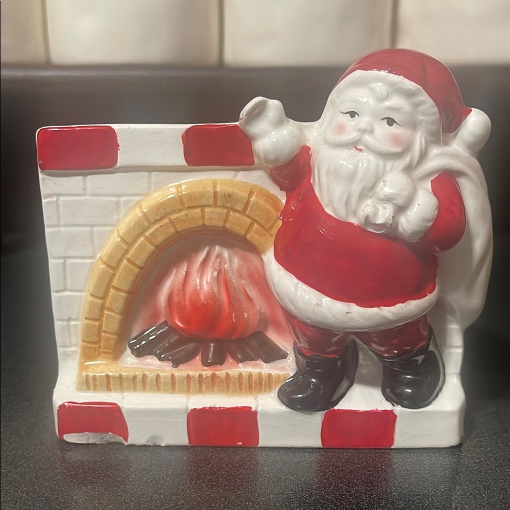 Vintage Christmas Santa Claus Ceramic Holiday Decor 🎅🏻